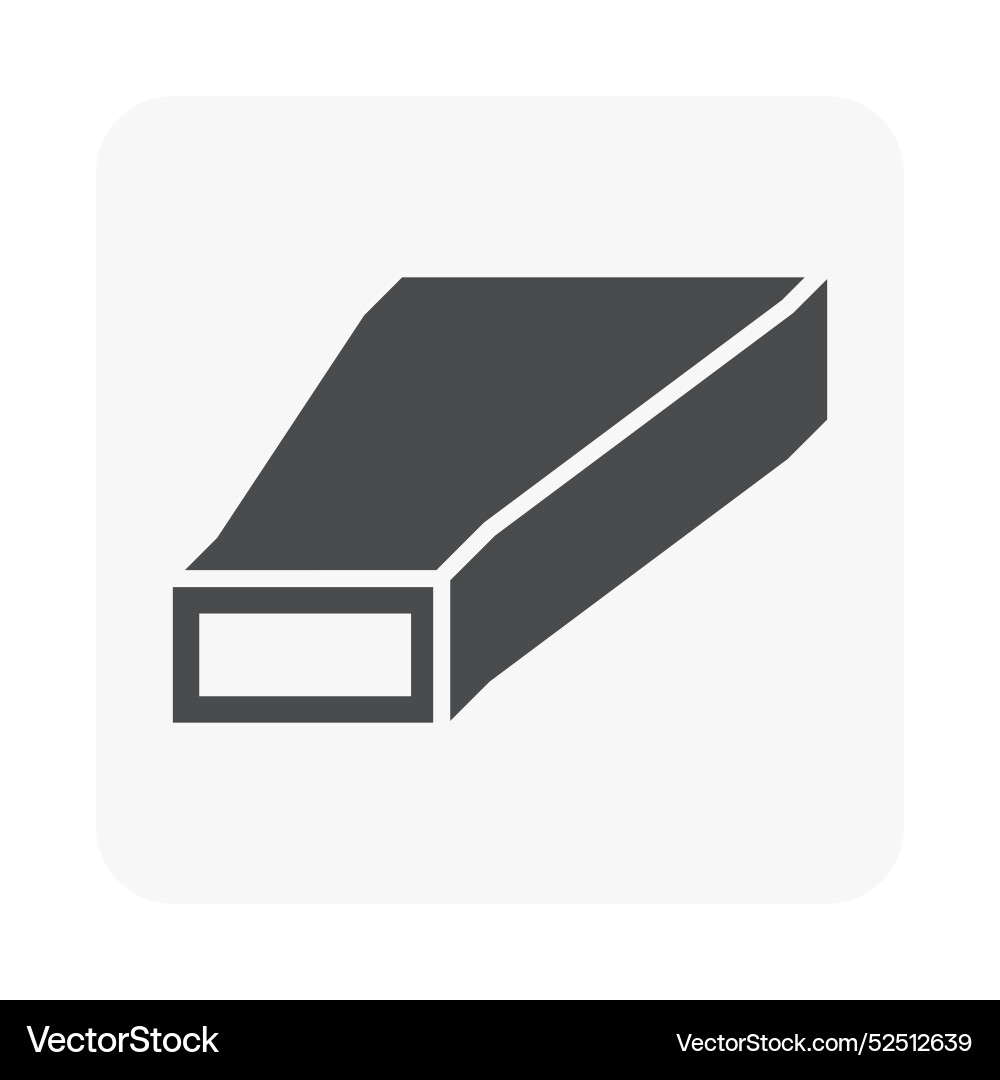 Rectangular reducers duct part element icon Rectangular reducers duct part element icon vector image