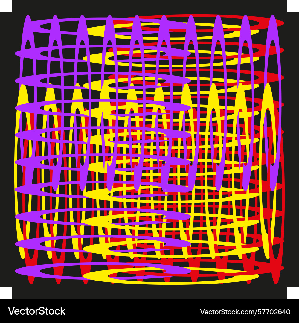 Abstract distorted lines colorful chaotic pattern Abstract distorted lines colorful chaotic pattern vector image