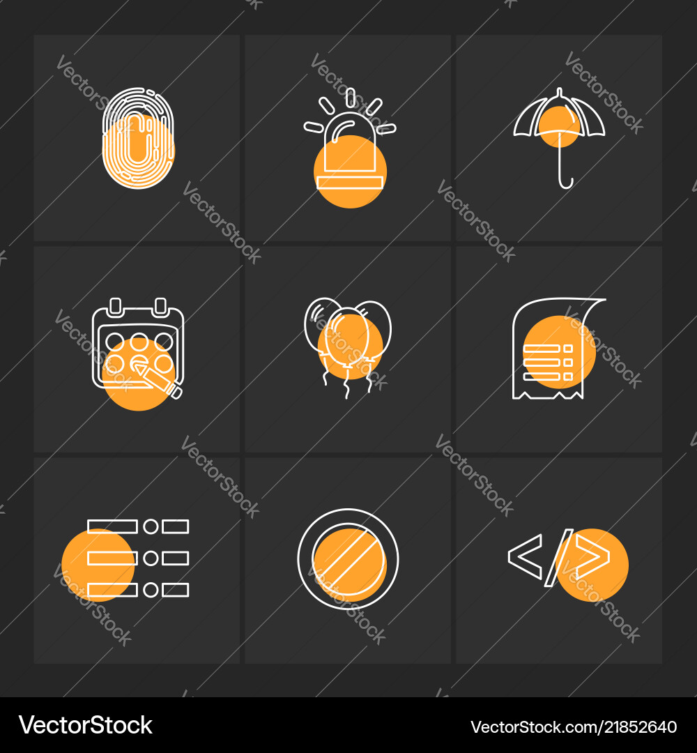 Document sound multimedia user interface vector image