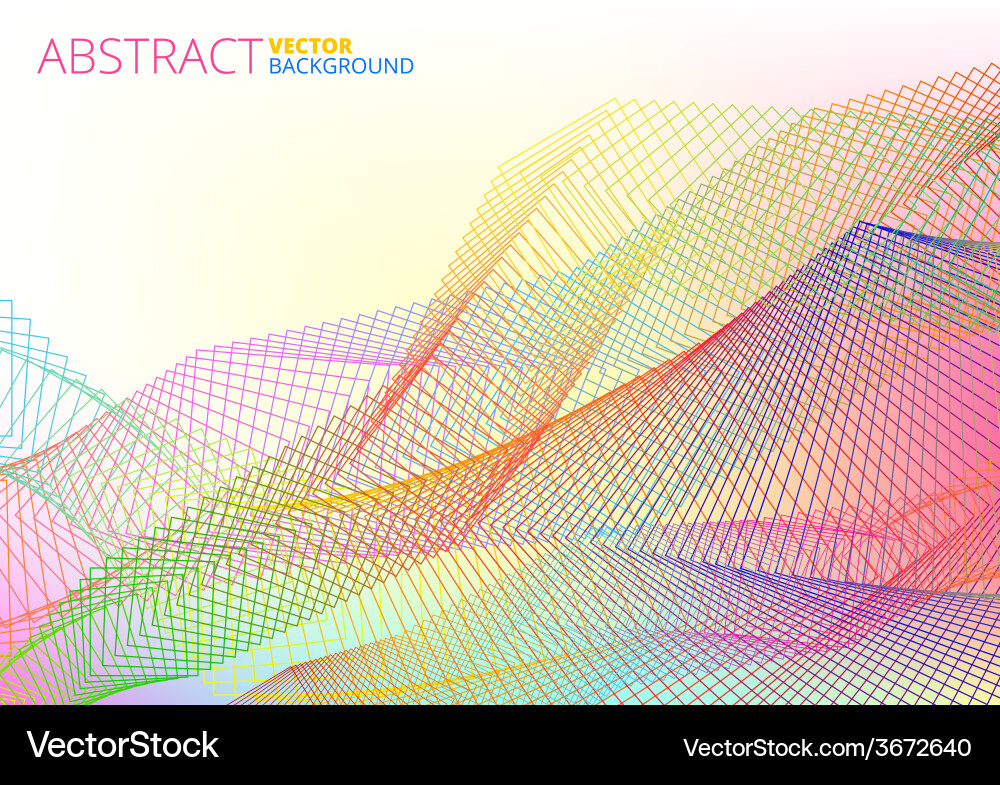 Dynamic Abstract Lines Background vector image