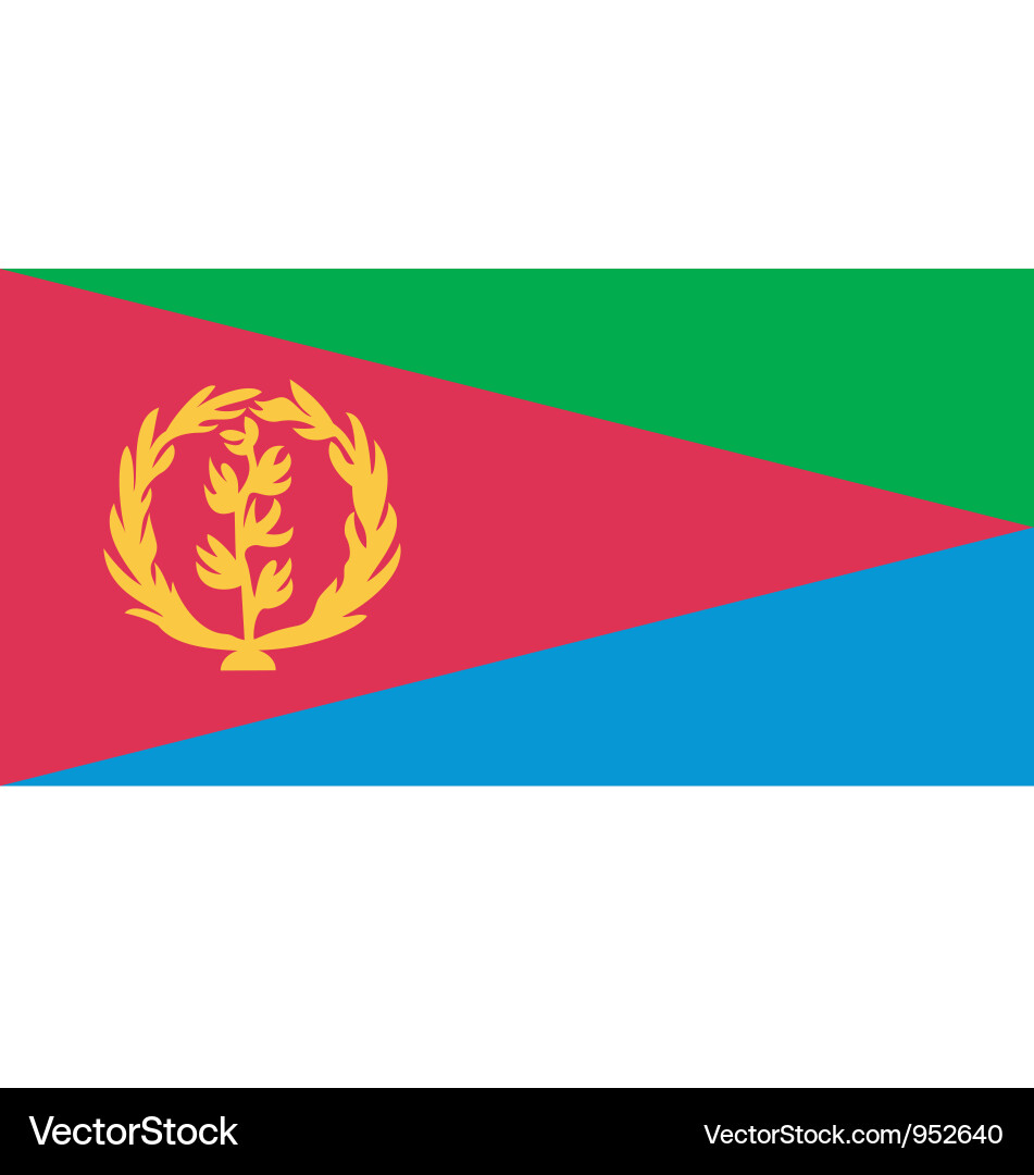 Eritrean National Flag vector image