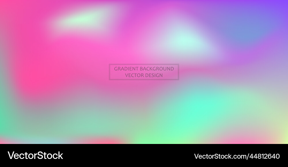 Panoramic web template multicolor gradient Panoramic web template multicolor gradient vector image