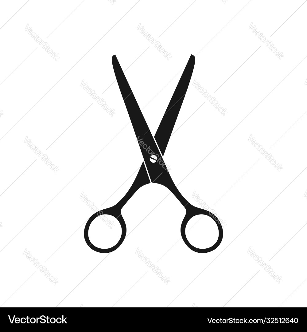 Scissors symbol Scissors symbol vector image