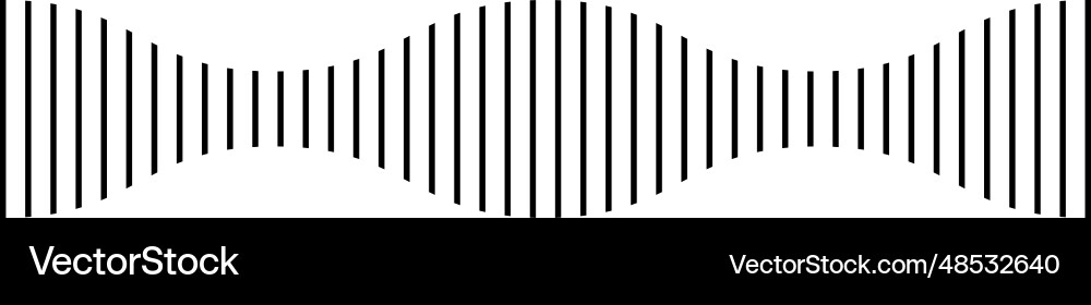 Sound wave soundwave line waveform spectrum vector image