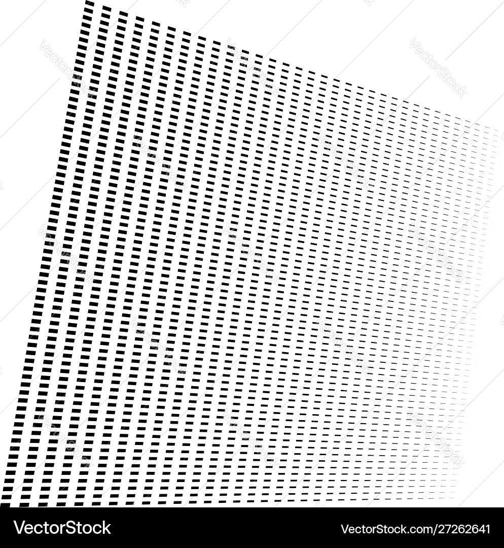 3d segmented dashed lines geometric pattern Vector Image
