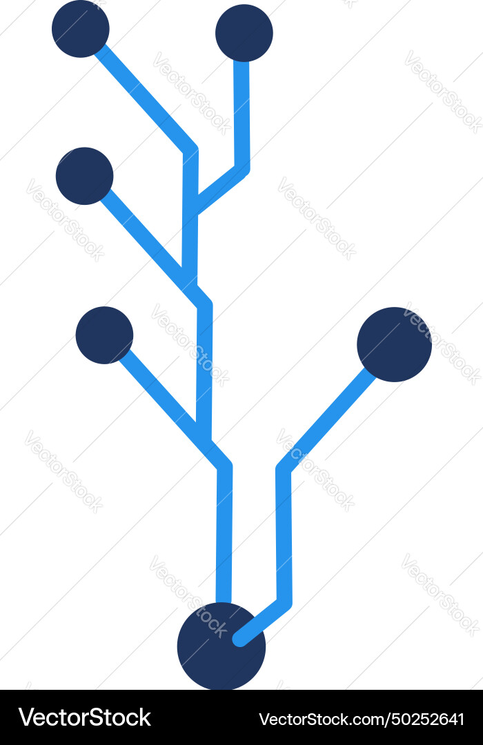 Cpu path direction branching scheme pc component Cpu path direction branching scheme pc component vector image