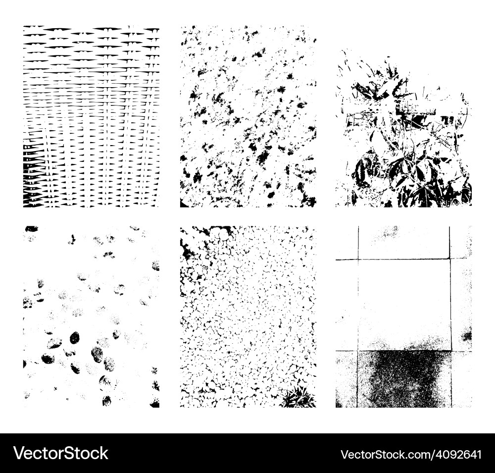 Grunge texture set Royalty Free Vector Image - VectorStock
