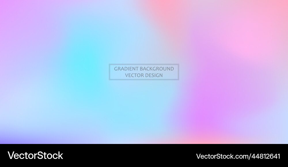 Panoramic web template multicolor gradient Panoramic web template multicolor gradient vector image
