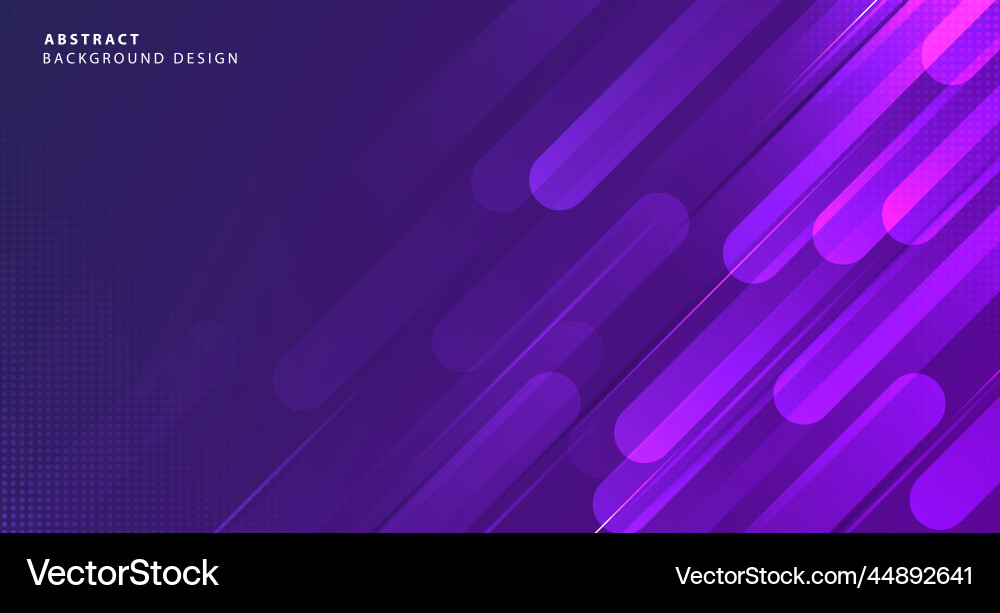 Purple Abstract Gradient Shapes Background vector image