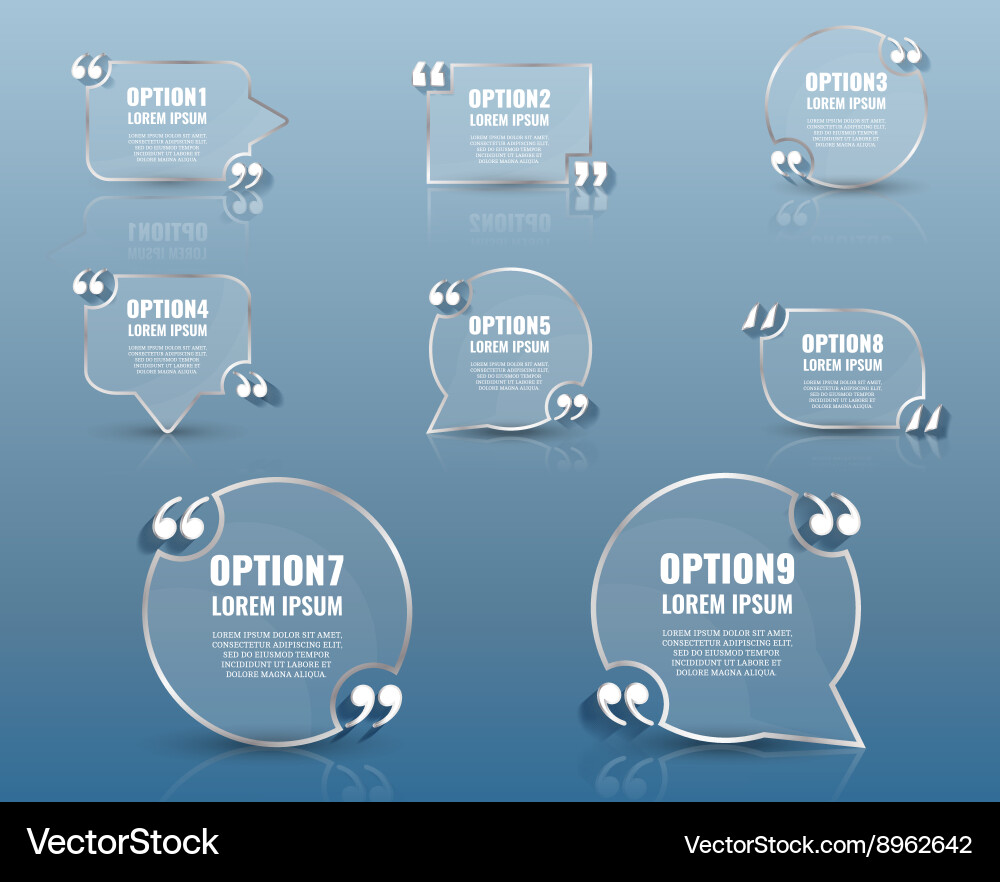 Bubble with the text and quote vector image