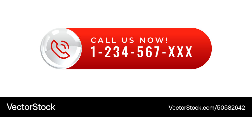 Call us now button icon template for web Call us now button icon template for web vector image