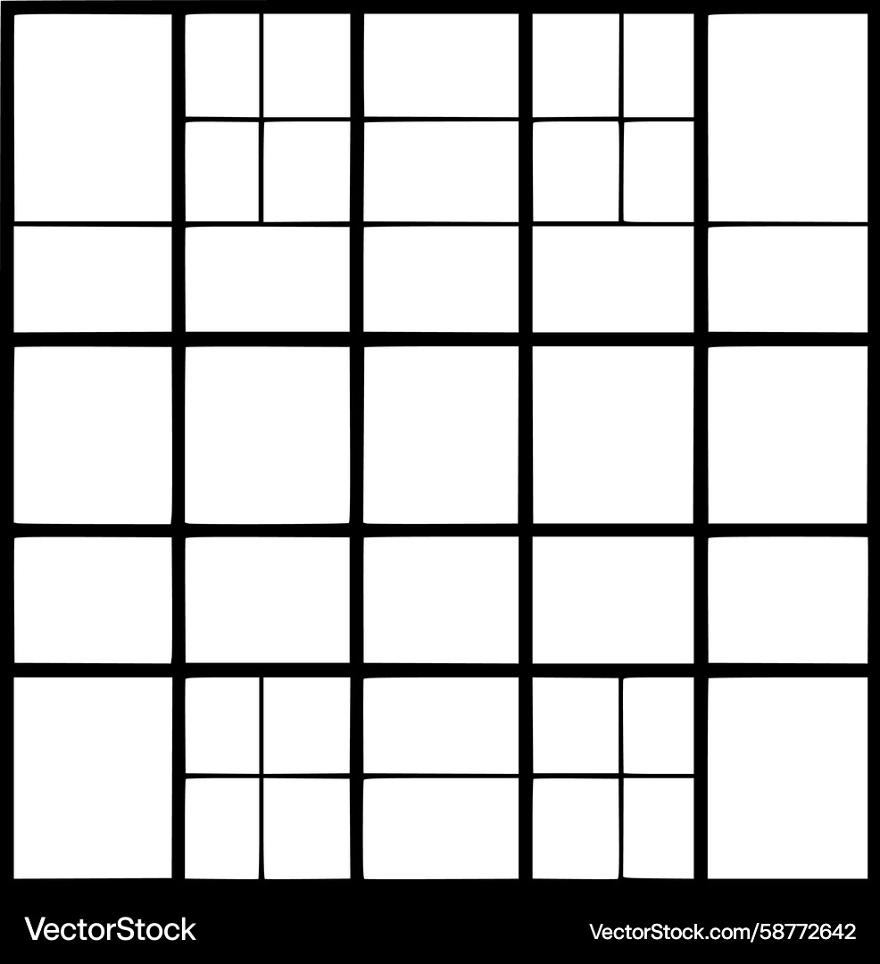 Clean Grid Pattern Vector Image