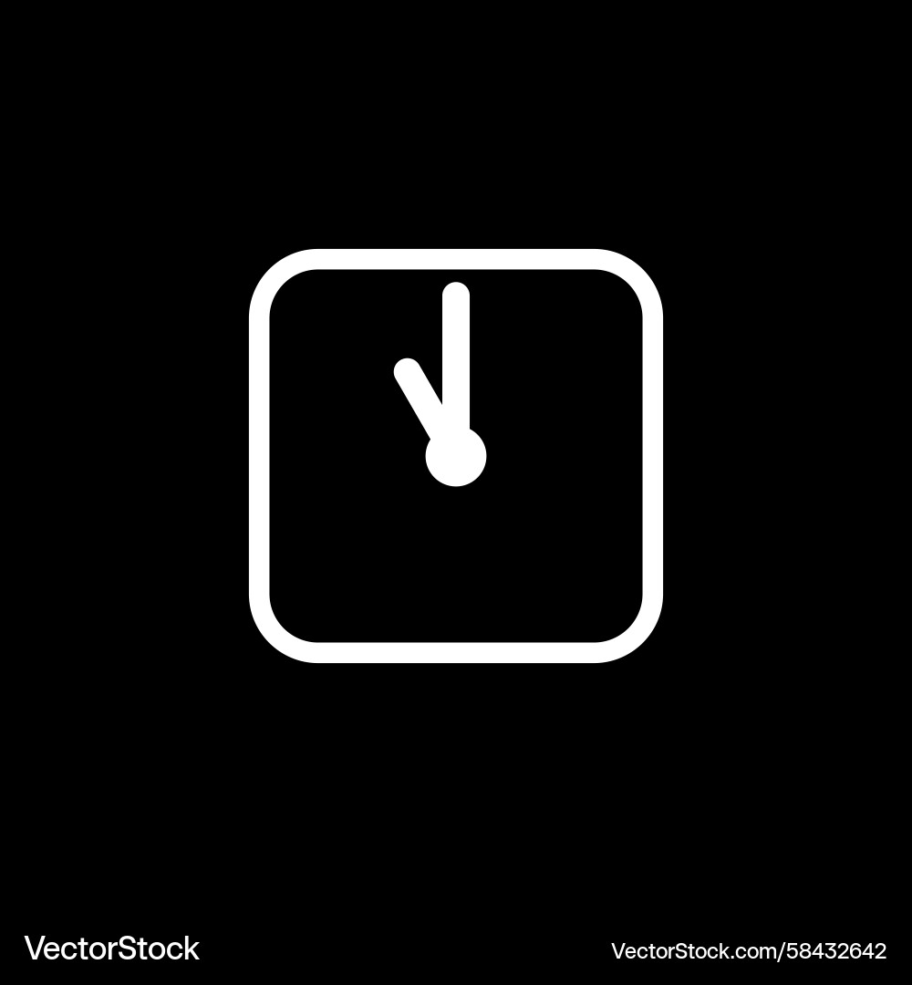 Clock Timer Icon Vector Image