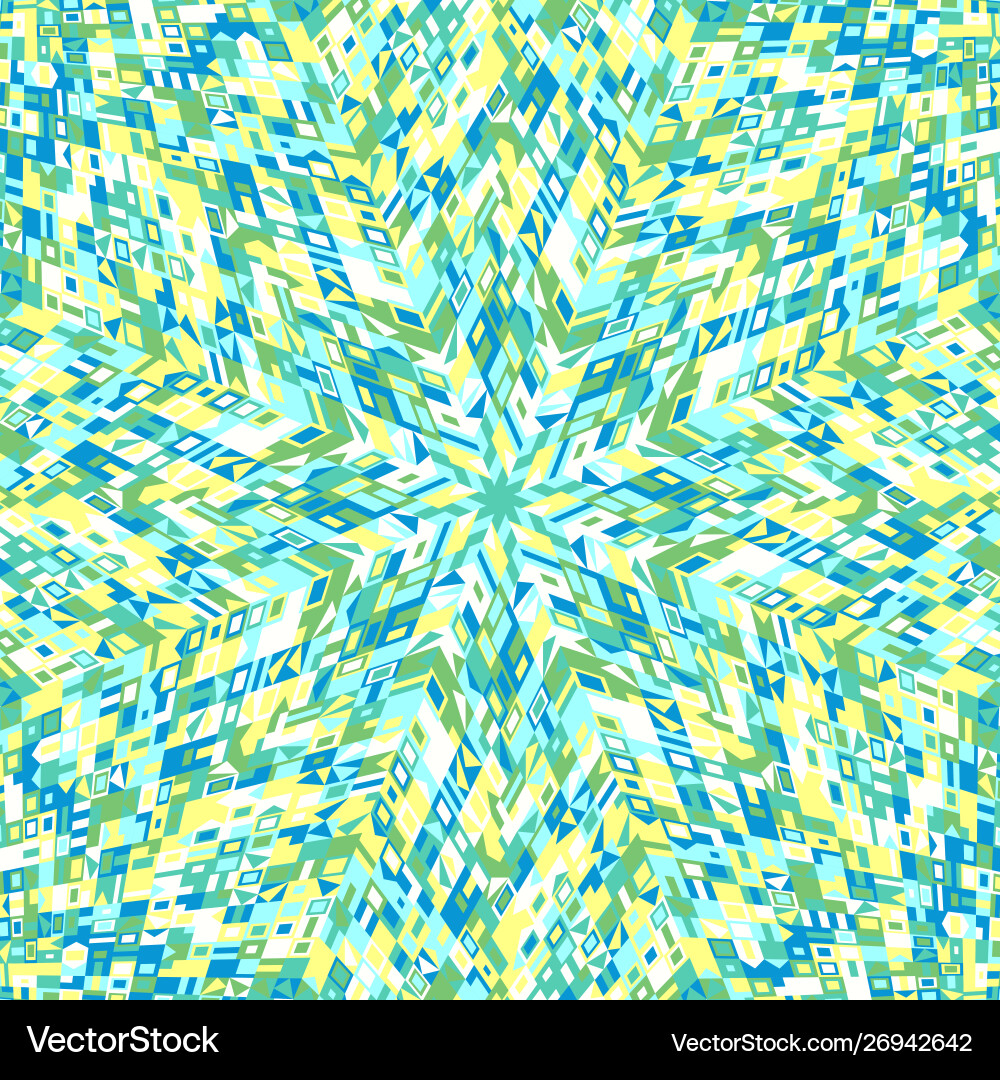 Geometrical dynamic circular tile pattern mosaic Geometrical dynamic circular tile pattern mosaic vector image