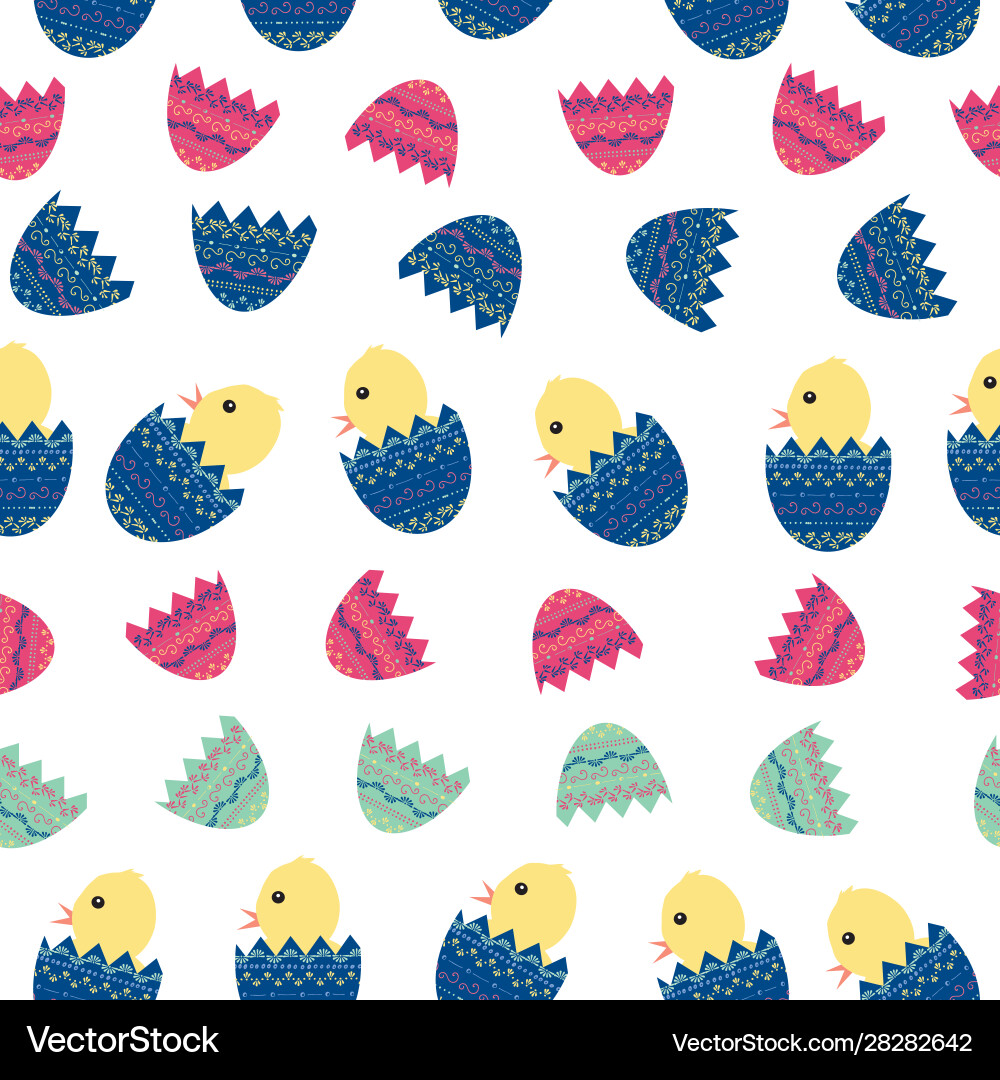 Seamless pattern background with cute Seamless pattern background with cute vector image