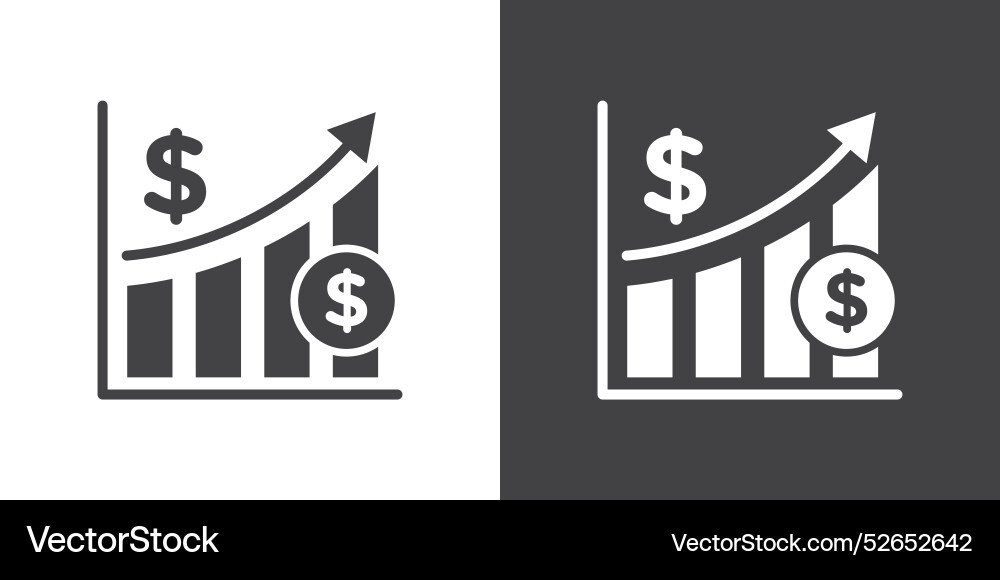 Yield icon thin line set Vector Image