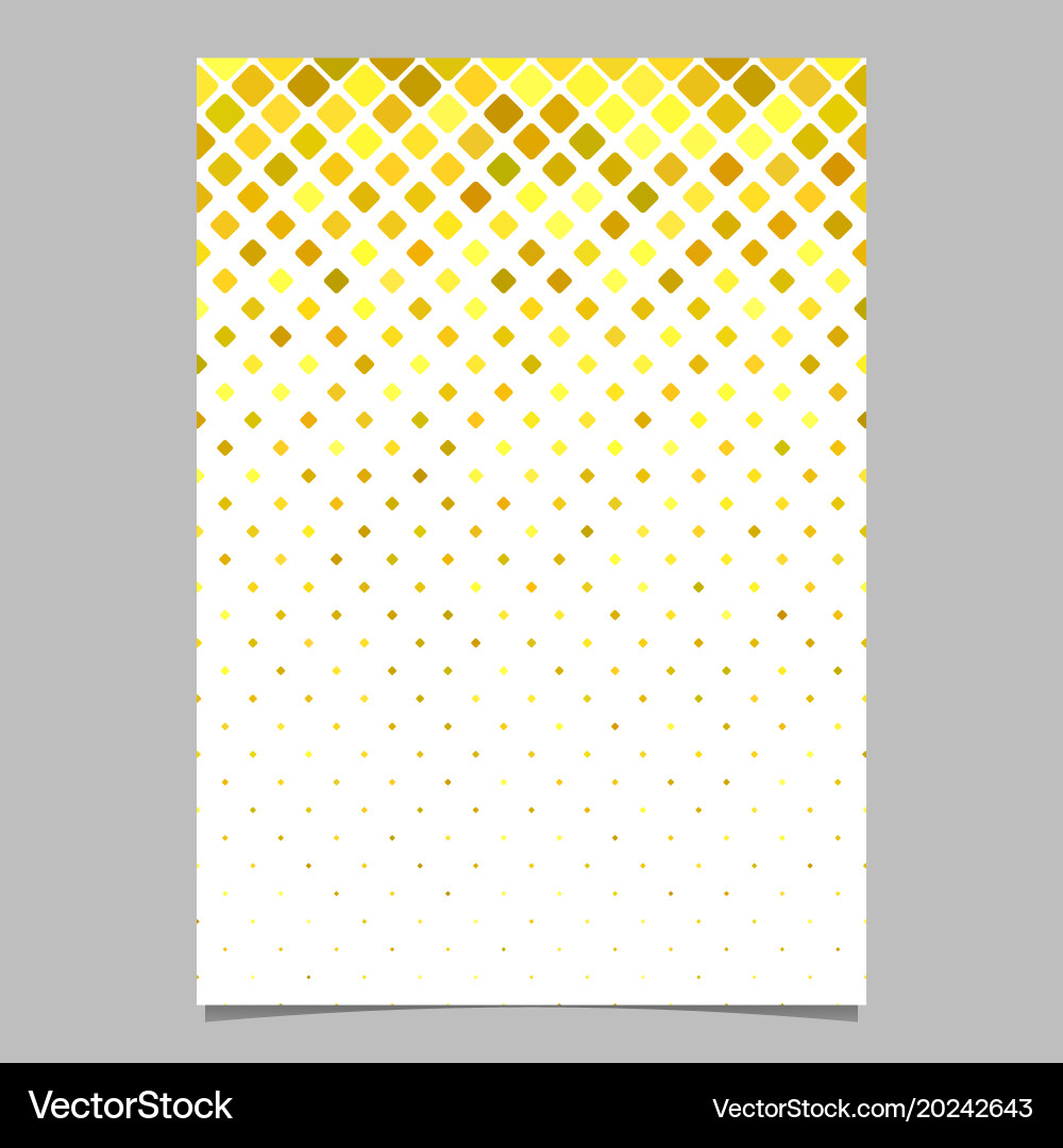 Abstract diagonal square mosaic pattern page vector image