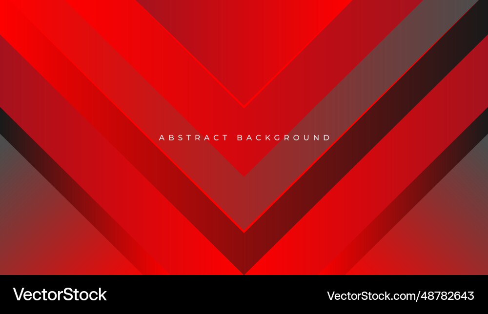 Abstract Red Gradient Shapes Background vector image