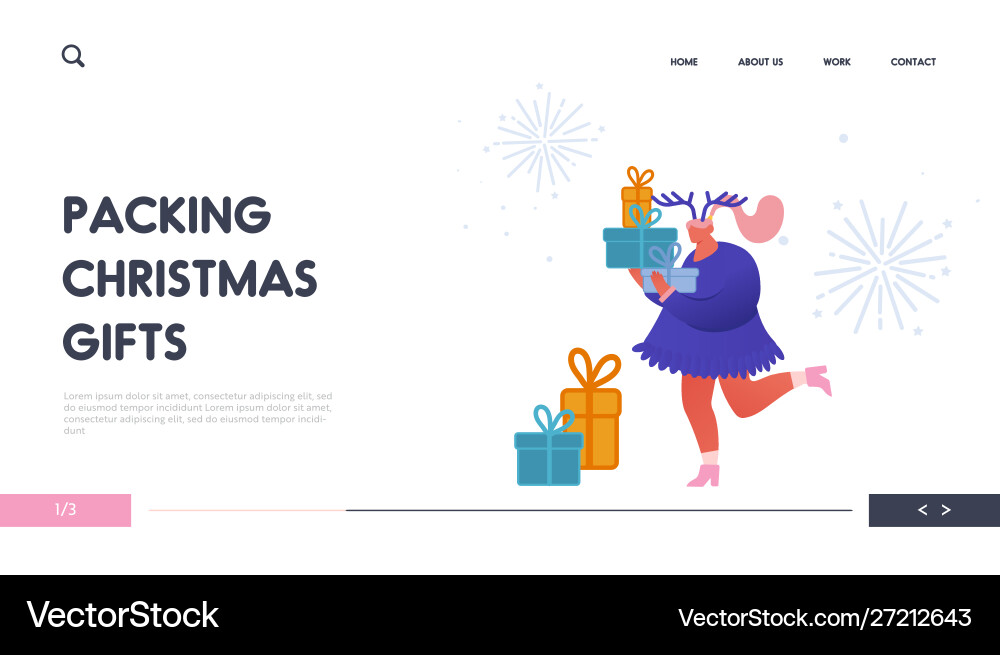 Christmas and happy new year greeting card Christmas and happy new year greeting card vector image