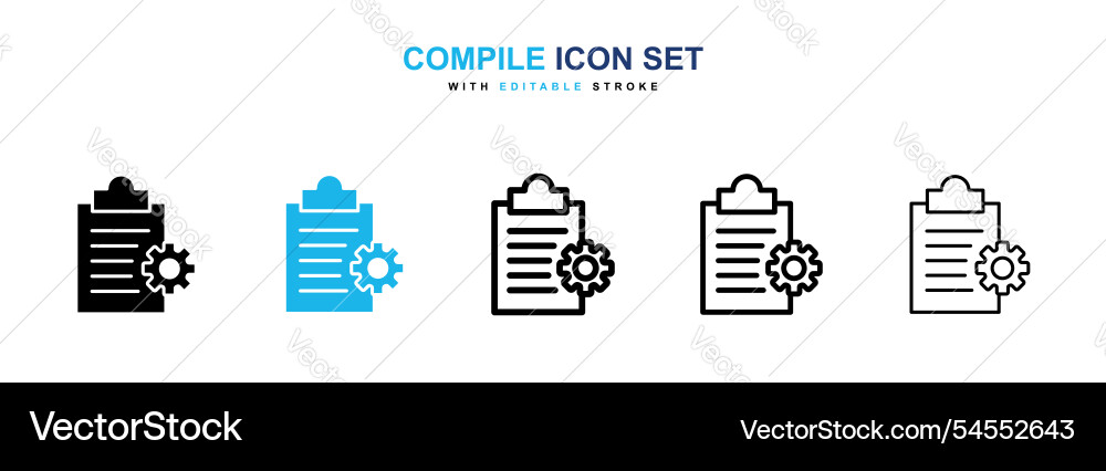 Compile icon Compile icon vector image