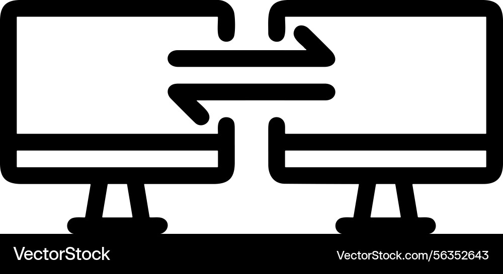 Computer icon symbol image Vector Image