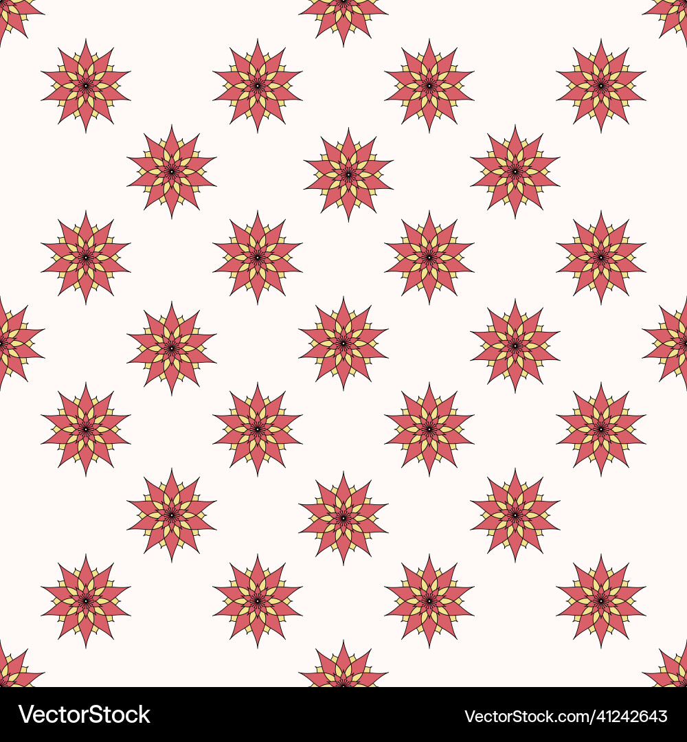 Floral pattern and wavy lines for use in textiles Floral pattern and wavy lines for use in textiles Vector Image