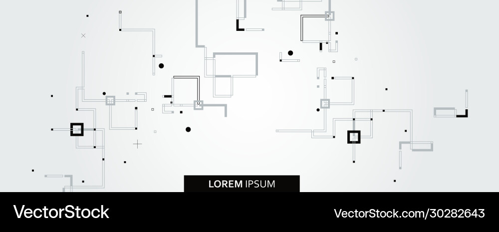 Line square circle elements style Line square circle elements style Vector Image