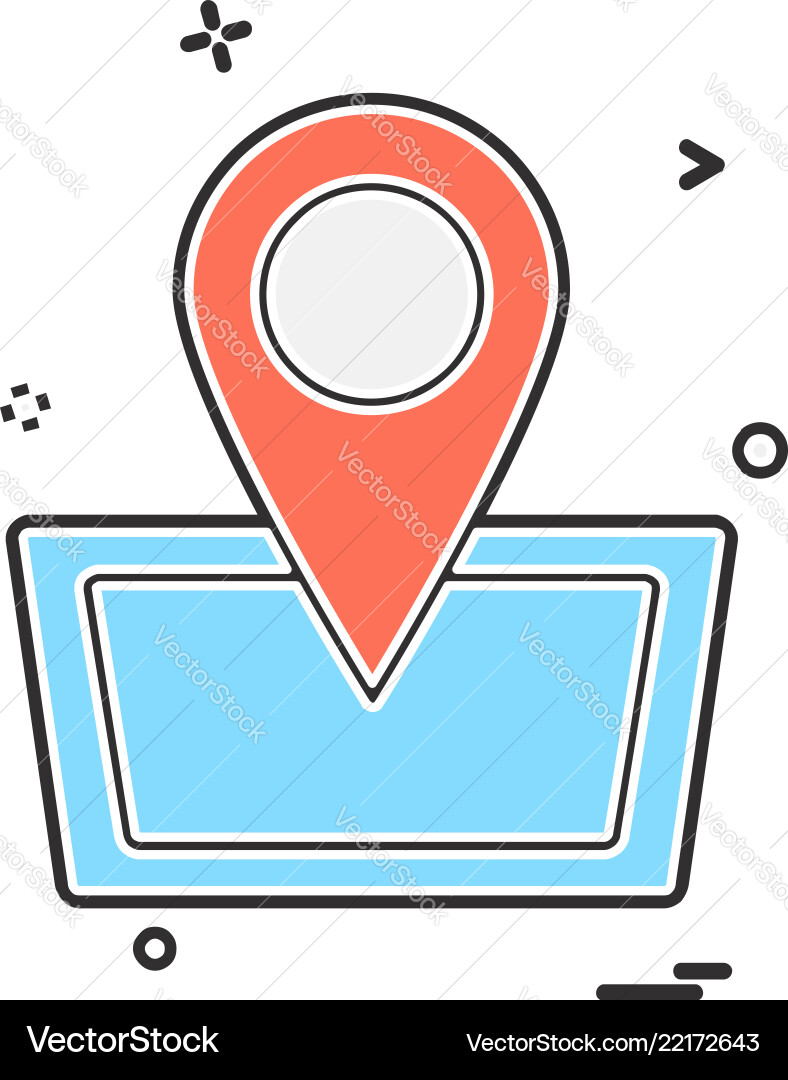 Navigation icon design Navigation icon design Vector Image
