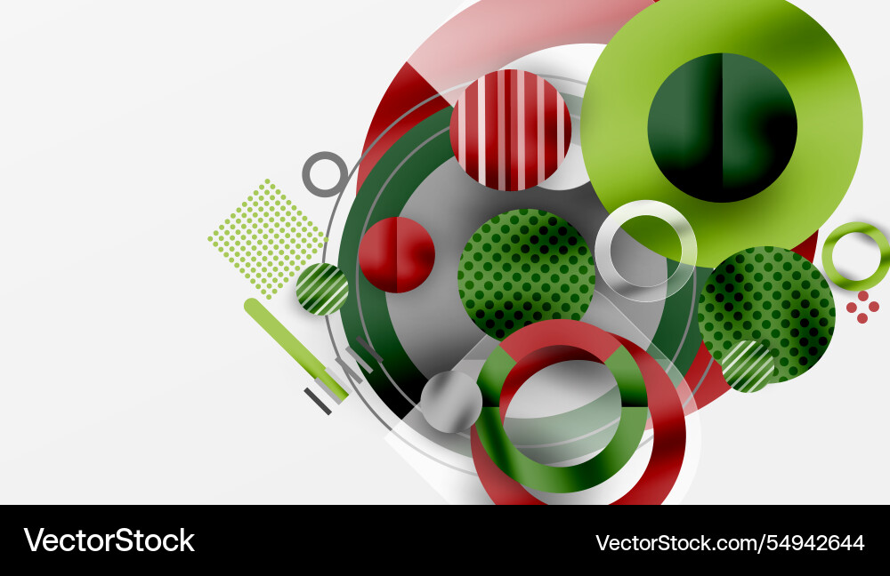 Abstract geometric background with overlapping Vector Image
