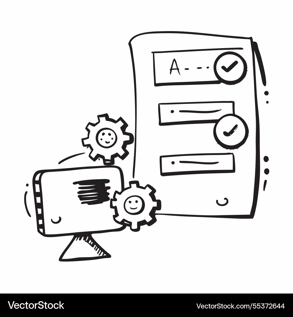 Ai Machine Learning und qa Systems Konzept Ai Machine Learning und qa Systems Konzept vektorbild