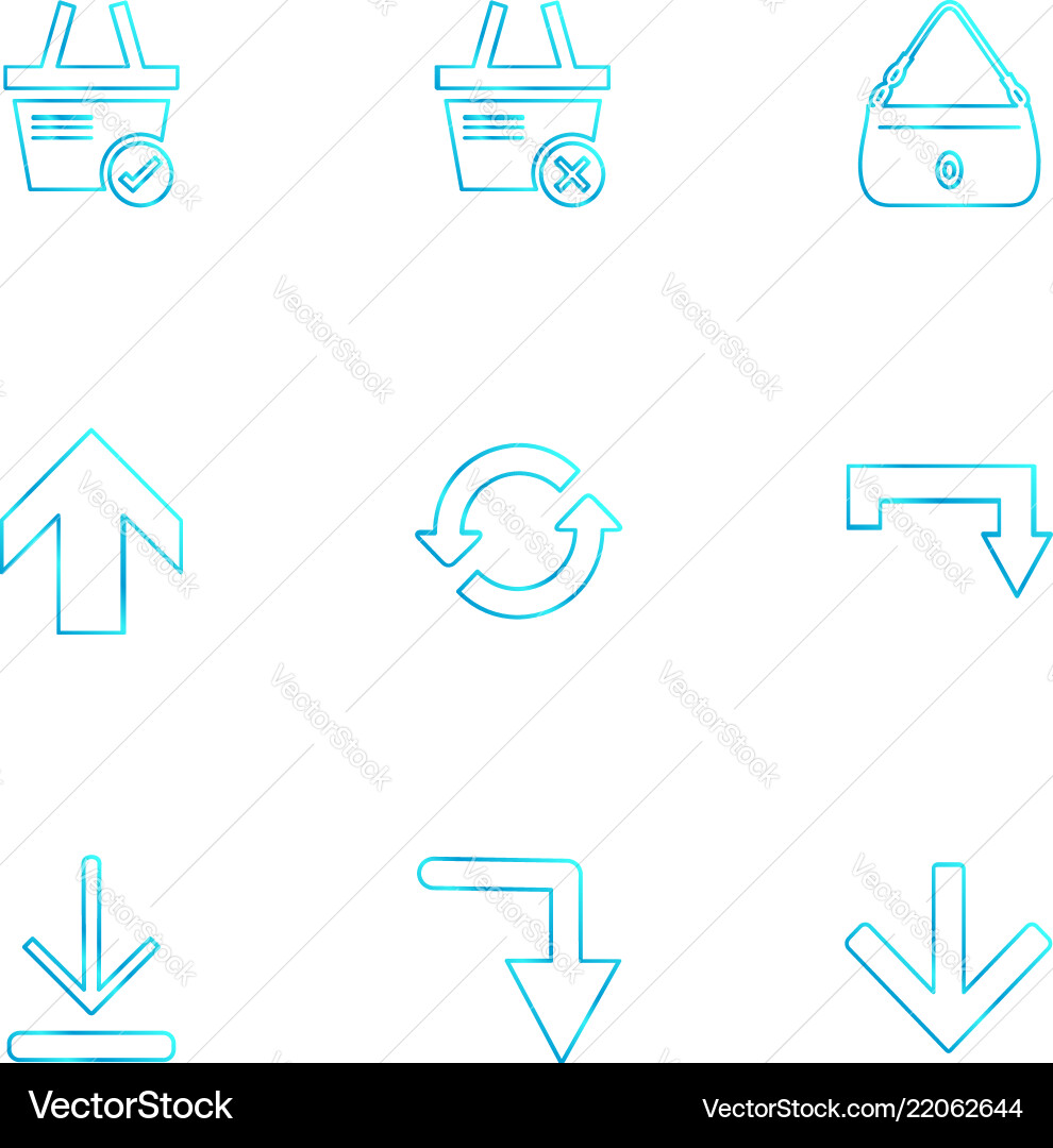 Arrows directions pointer arrow user vector image