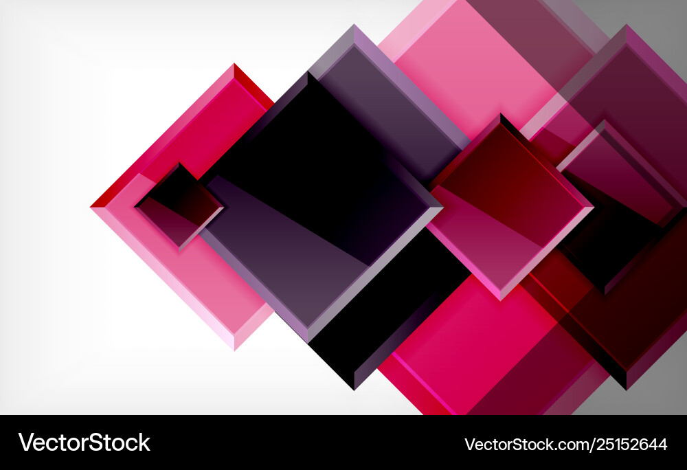 Colorful square and rectangle blocks background Vector Image