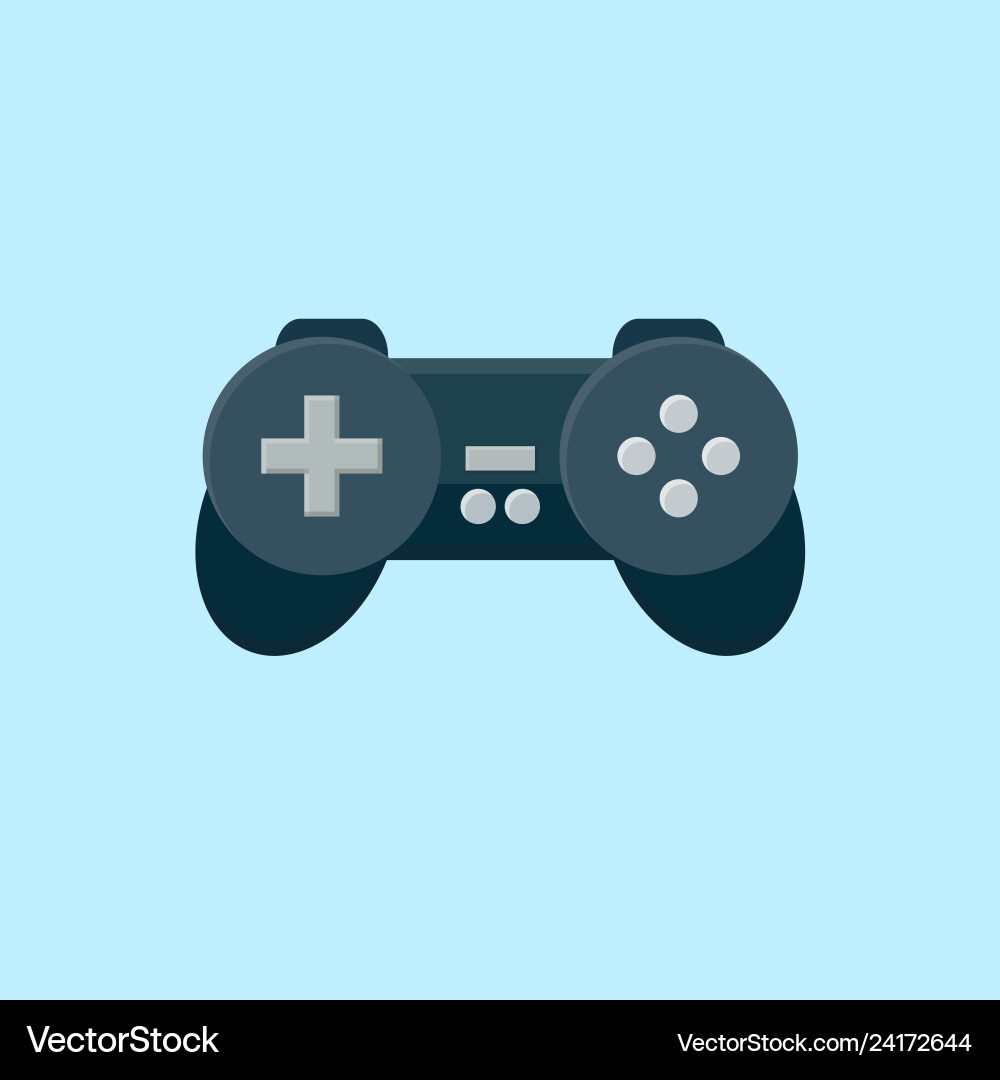 Game controller icon set of great flat icons use Game controller icon set of great flat icons use vector image