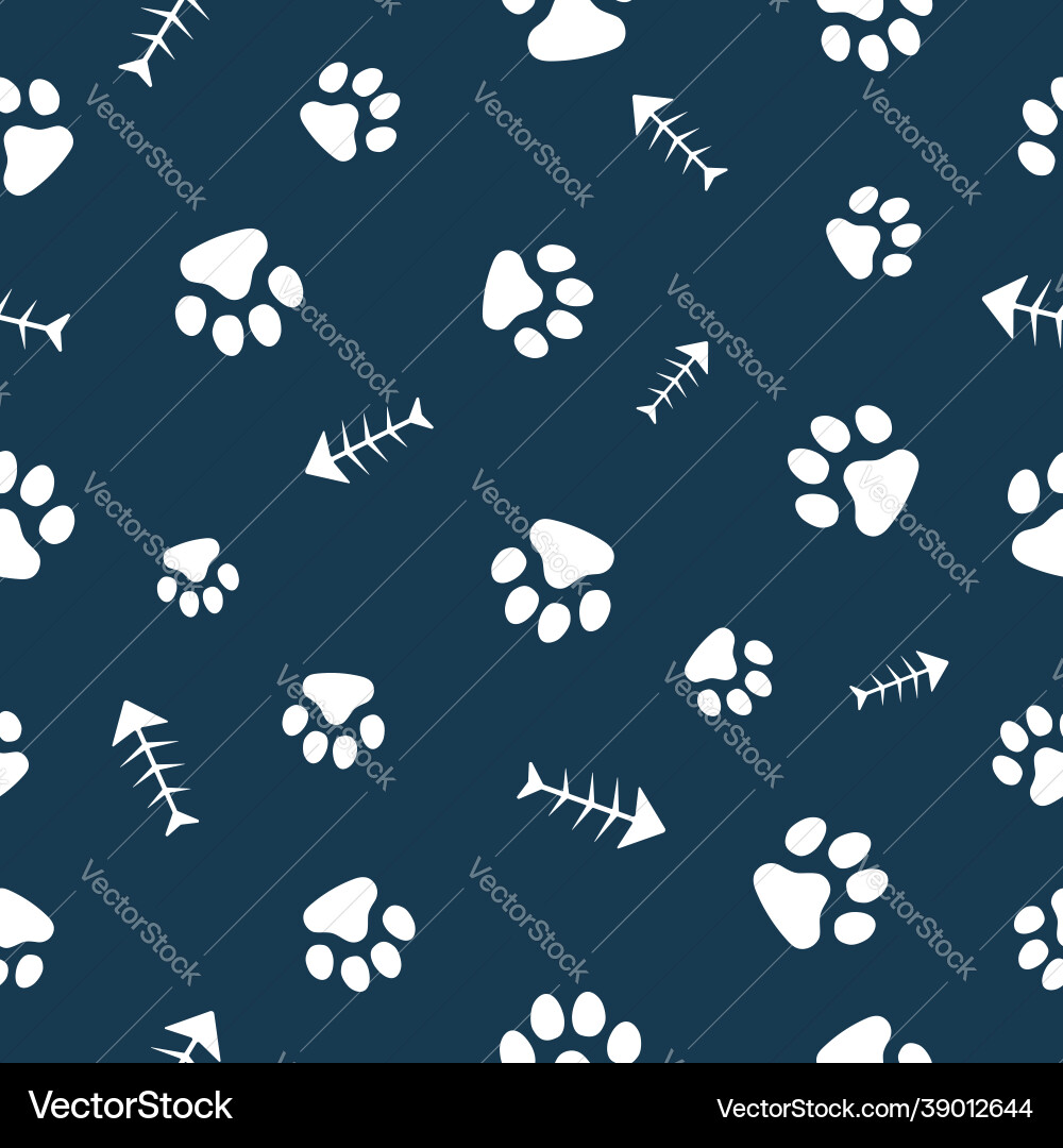 Seamless pattern abstraction white traces Seamless pattern abstraction white traces vector image