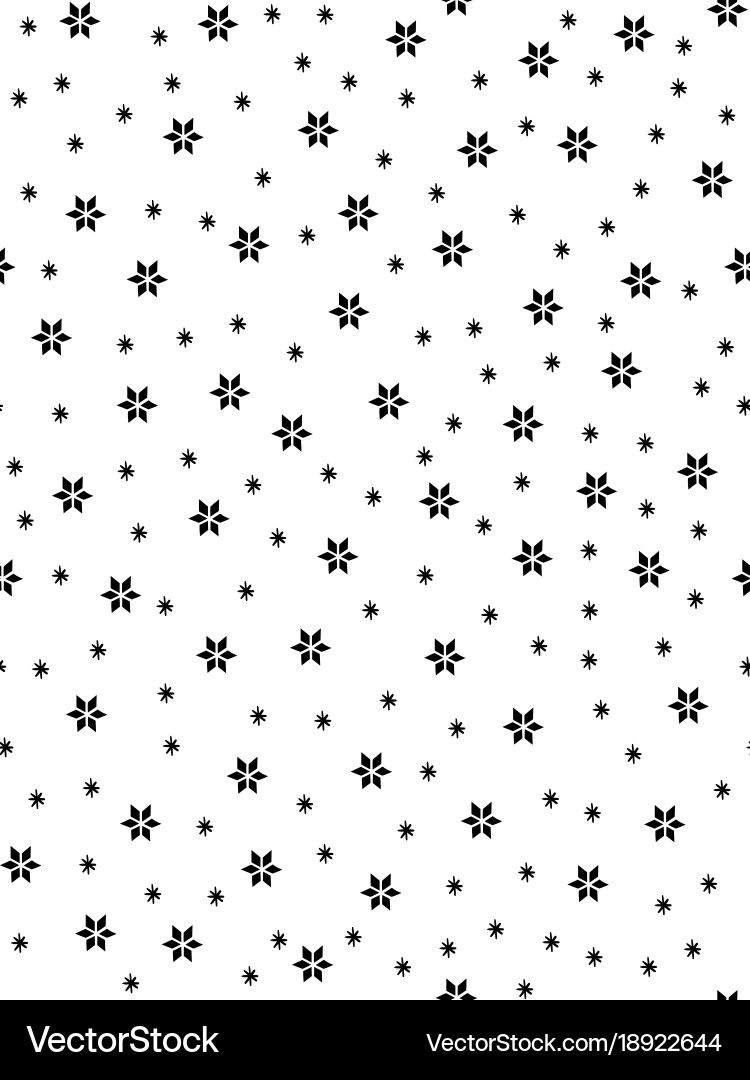 Winter random seamless pattern from vector image