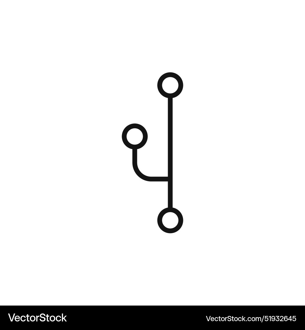 Code-Zweig-Symbol-Sammlung Programmierpfad Code-Zweig-Symbol-Sammlung Programmierpfad Vektorbild