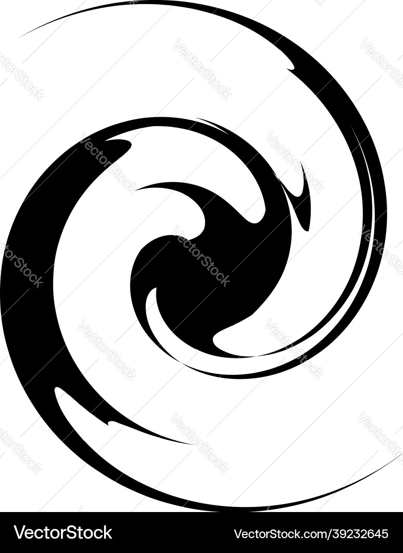 Curl spiral swirl volute helix circular twirl Curl spiral swirl volute helix circular twirl Vector Image