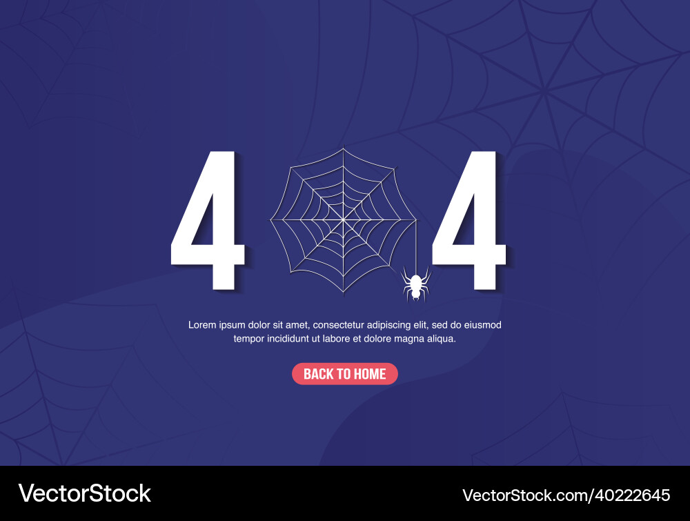 Internet network warning 404 error page or file Vector Image