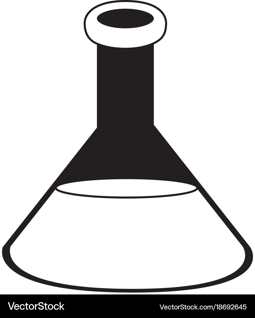Isolated flask design Vector Image