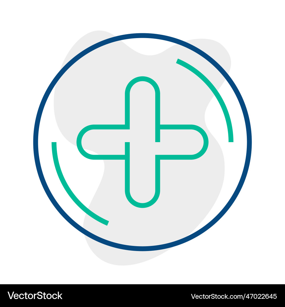 Linear icon add document in minimal style Linear icon add document in minimal style Vector Image