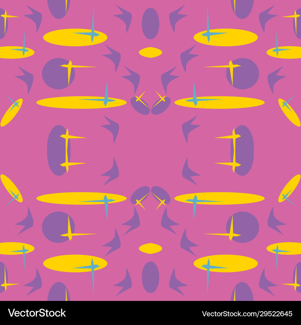 Seamless pattern geometric background abstract Vector Image