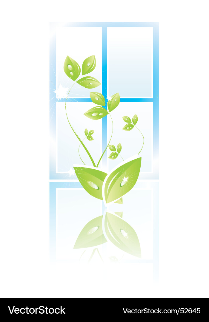 Window Reflection vector image