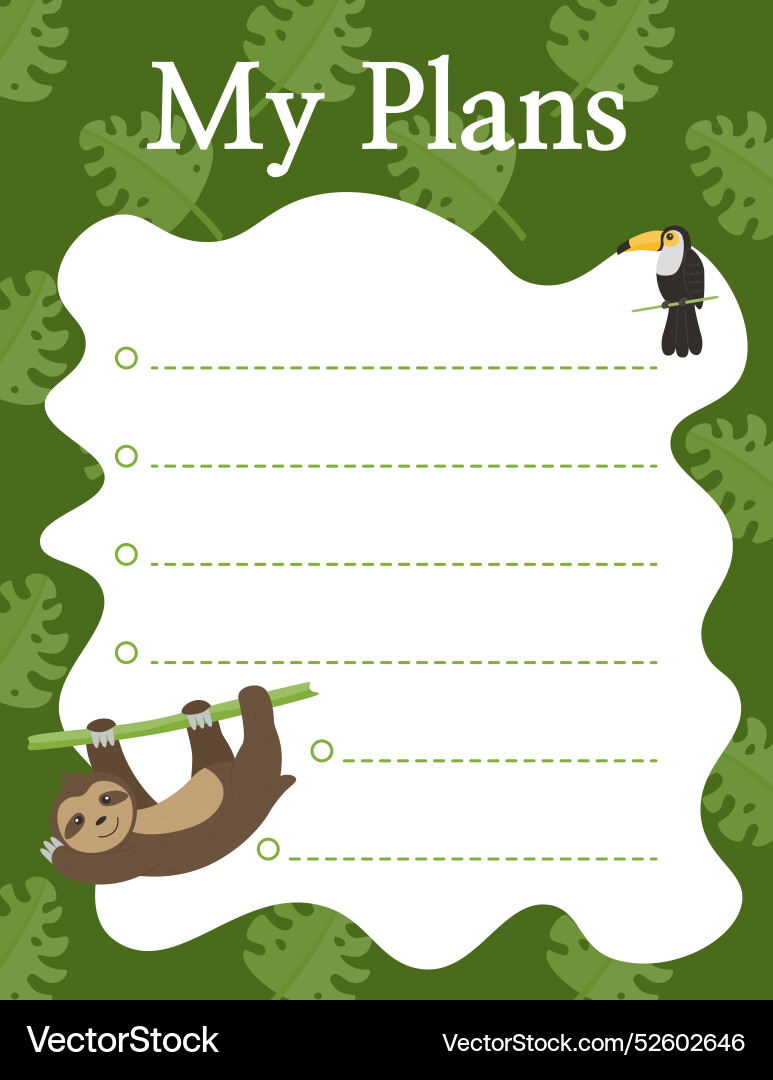 Design of the glider with image a sloth vector image