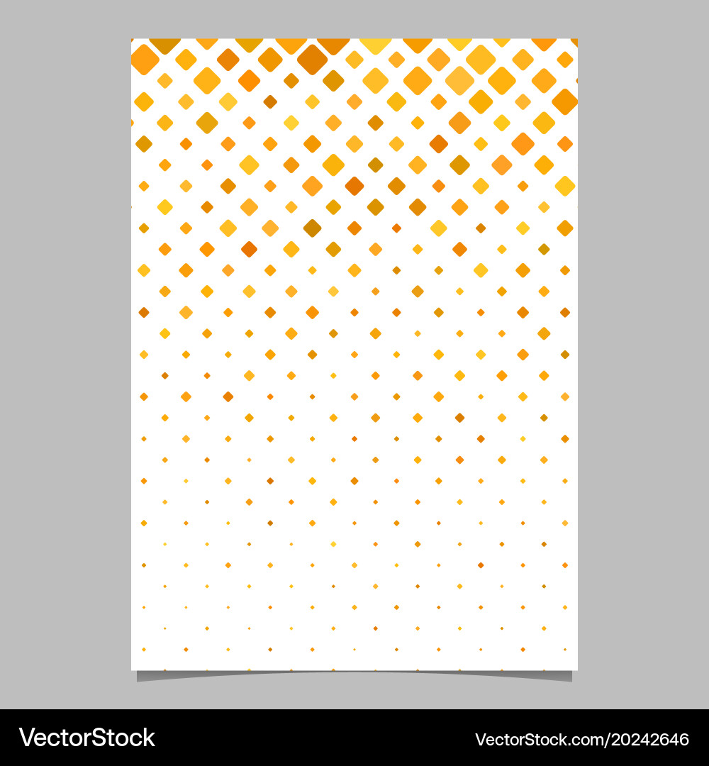 Diagonal square pattern poster design - mosaic vector image