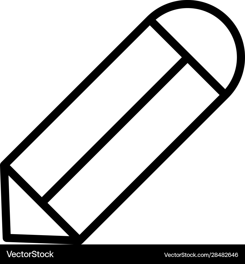 Document edit format pen pencil text write icon vector image
