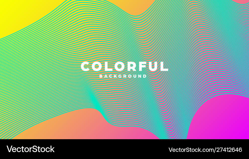 Modern minimal colorful abstract background lines Modern minimal colorful abstract background lines vector image