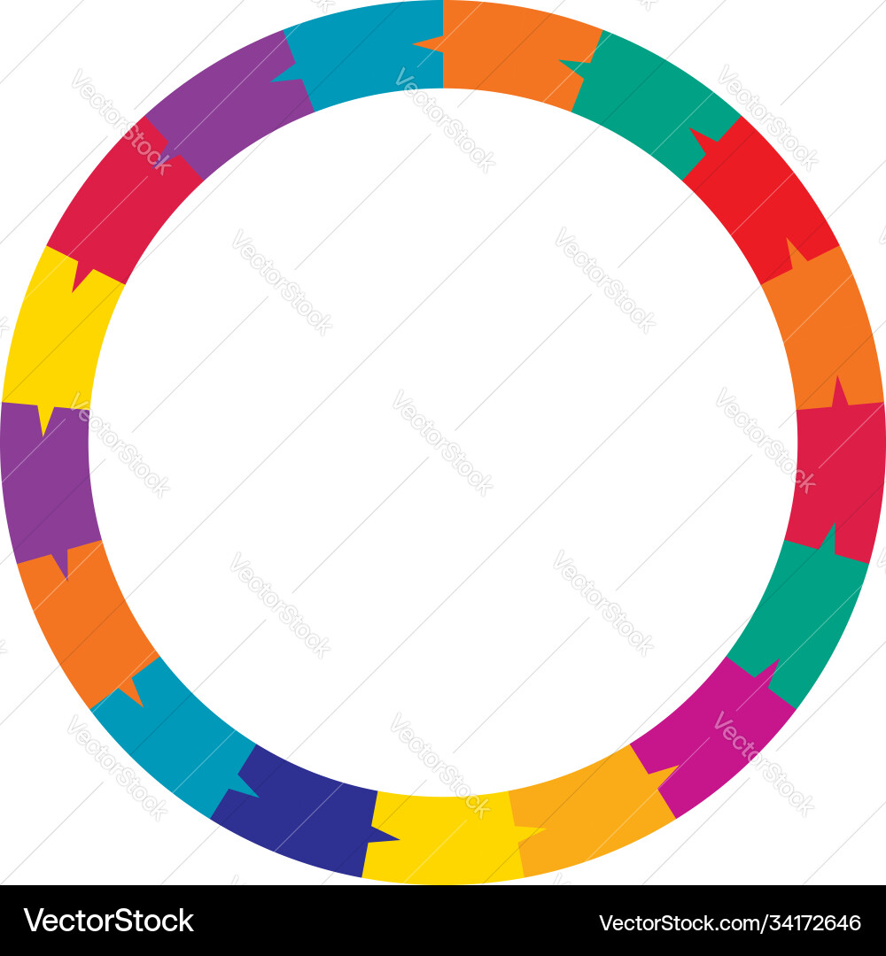 Segmented circles from 2 to 20 parts circular Segmented circles from 2 to 20 parts circular vector image