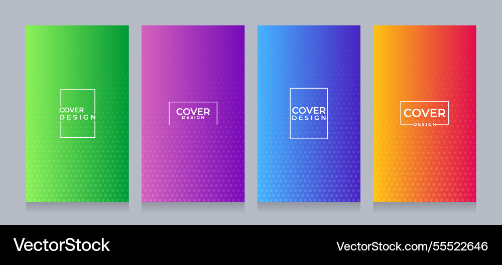 Set of abstract background with soft gradient Set of abstract background with soft gradient Vector Image