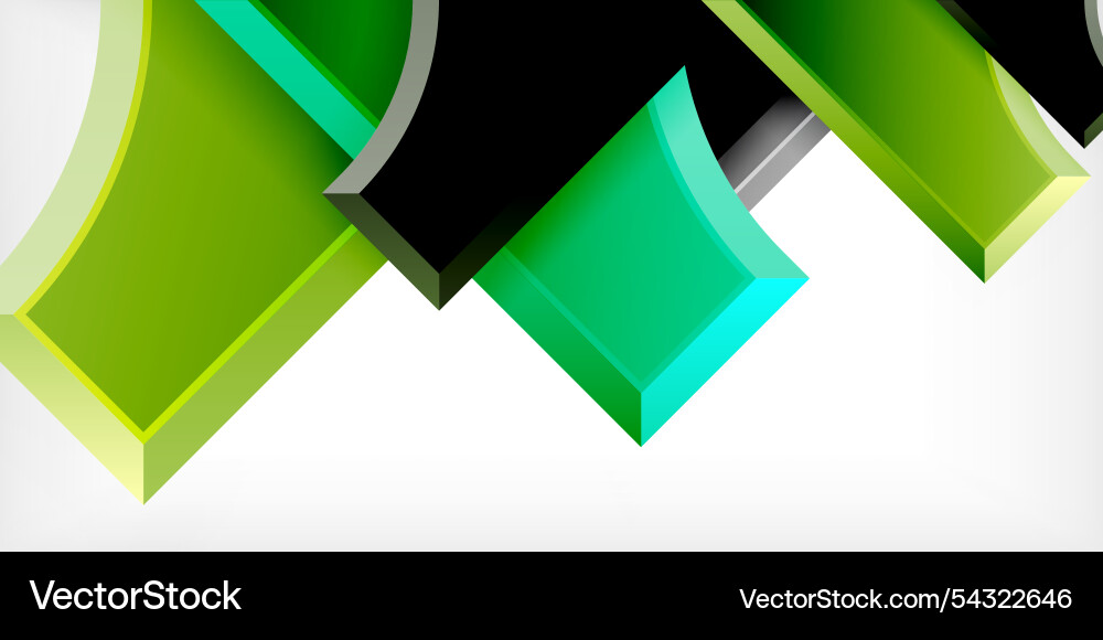 Square arrow shapes with round elements Vector Image