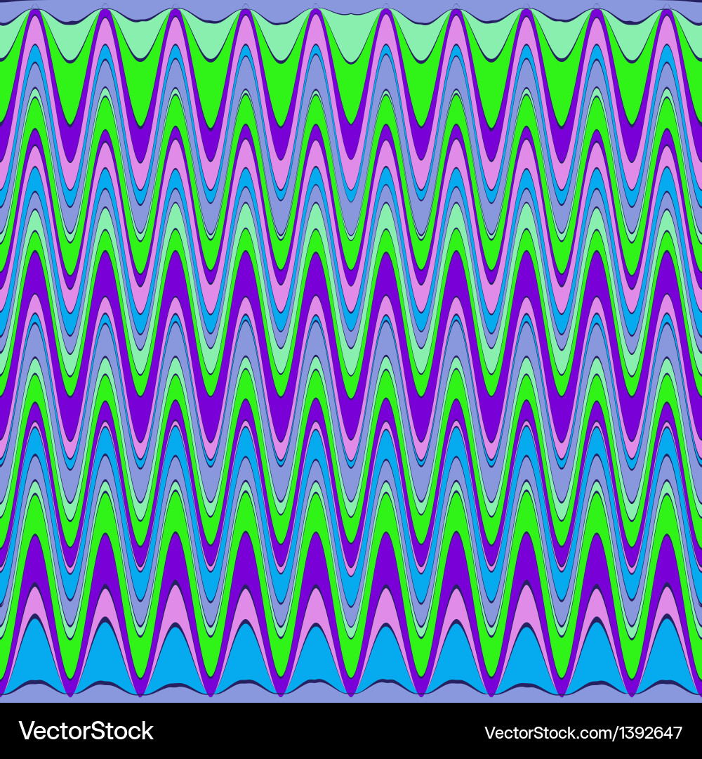 Dynamic Color Wave Background vector image